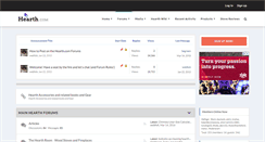 Desktop Screenshot of hearth.com