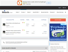Tablet Screenshot of hearth.com